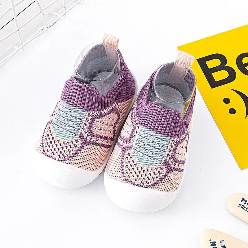Baby's Non-Slip Sock Shoes - Pull-On