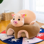 Baby Seat - Animal-Themed with Leg Openings