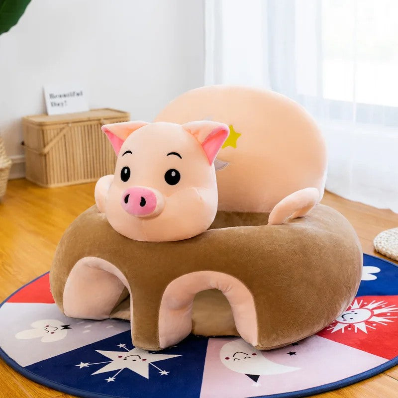 Baby Seat - Animal-Themed with Leg Openings