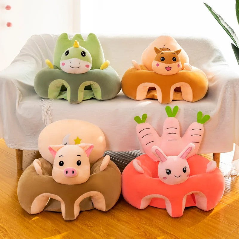 Baby Seat - Animal-Themed with Leg Openings