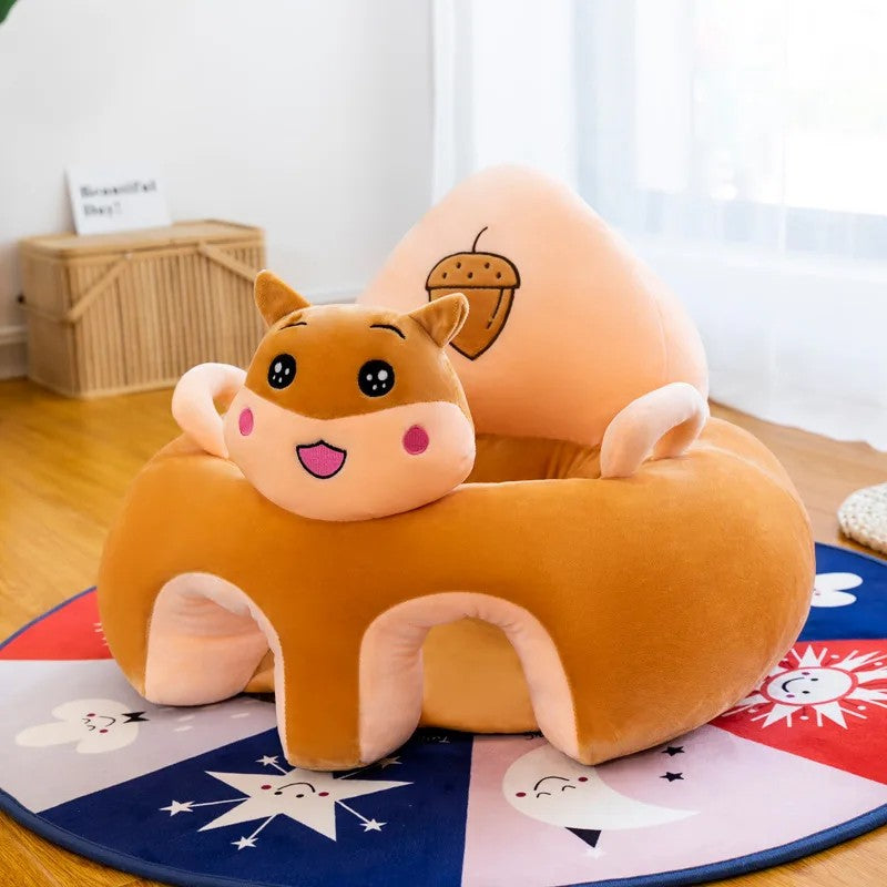 Baby Seat - Animal-Themed with Leg Openings