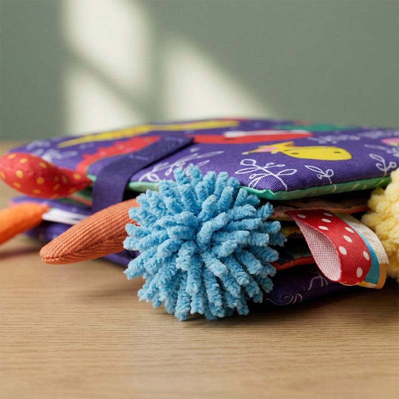 Baby Sensory Book - Fabric Activity Book with 3D Appendages