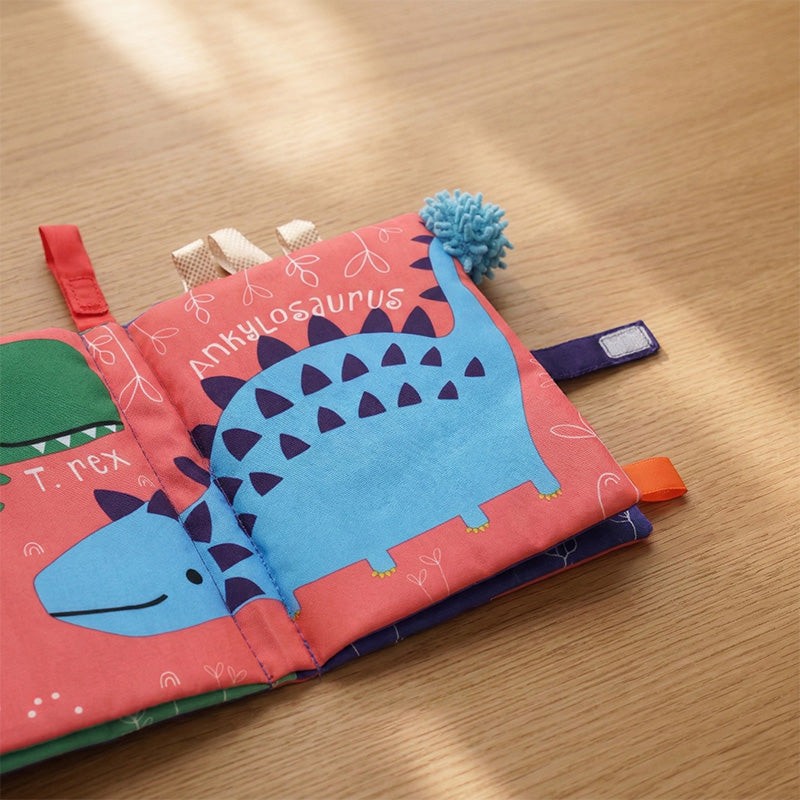 Baby Sensory Book - Fabric Activity Book with 3D Appendages