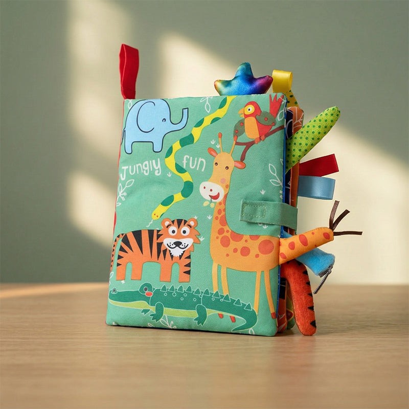 Baby Sensory Book - Fabric Activity Book with 3D Appendages