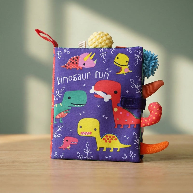 Baby Sensory Book - Fabric Activity Book with 3D Appendages