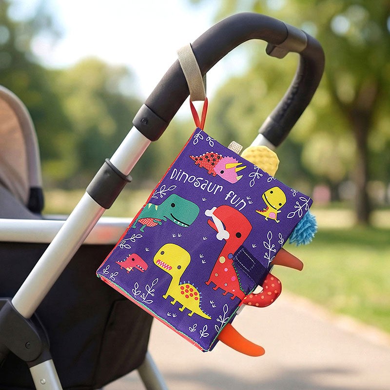 Baby Sensory Book - Fabric Activity Book with 3D Appendages