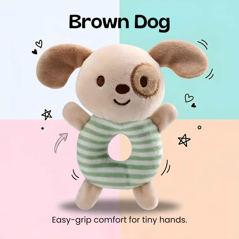 Baby Sensory Rattle Toy - Plush Animal
