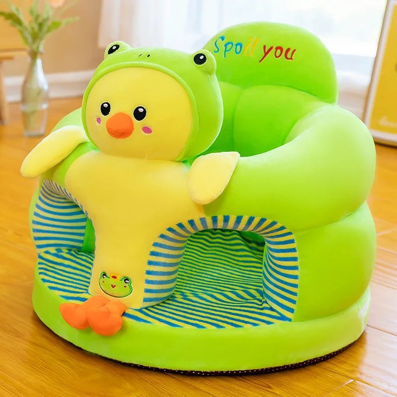 Baby Sit-Up Chair - Animal-Themed Plush Seat