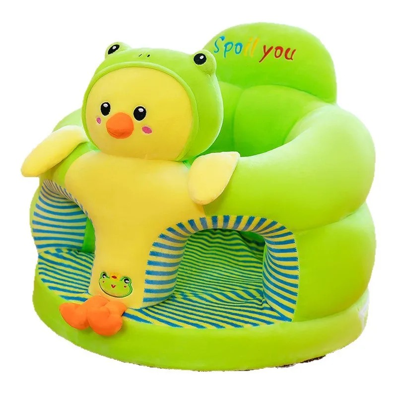 Baby Sit-Up Chair - Animal-Themed Plush Seat