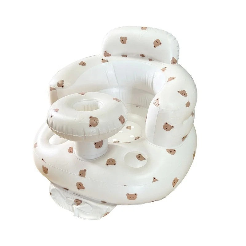 Baby Sitting Chair - Bear Face Print
