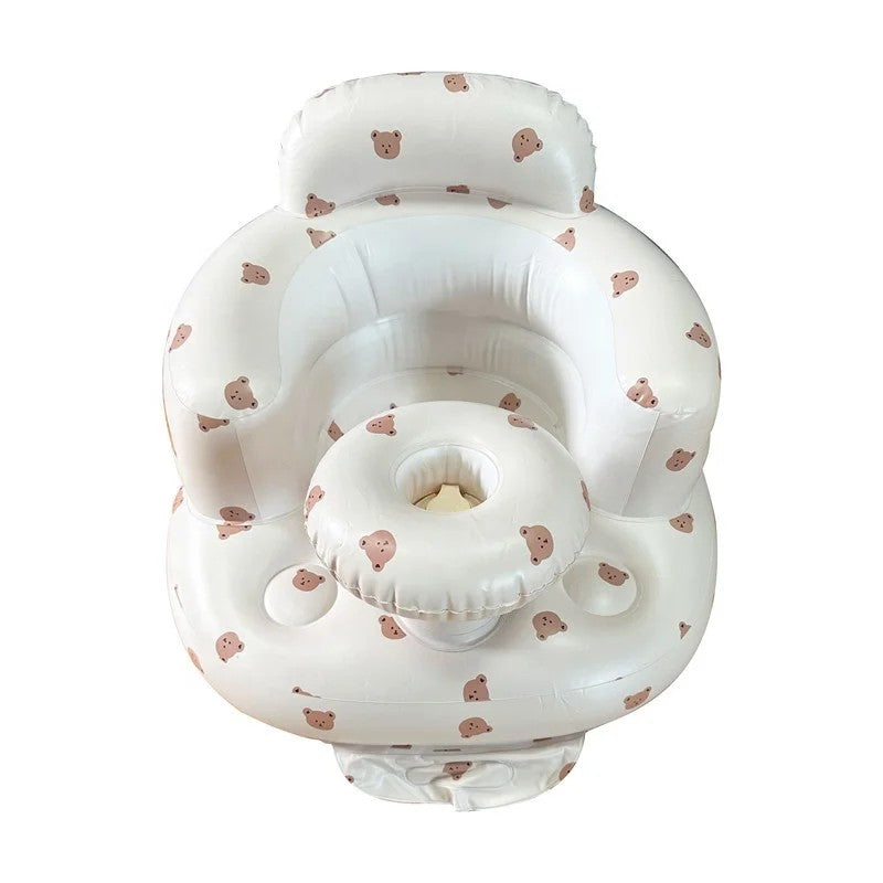 Baby Sitting Chair - Bear Face Print
