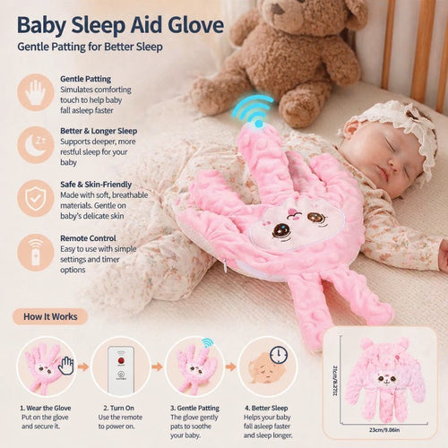 Baby Sleep Aid Glove with Motorised Gentle Patting Function