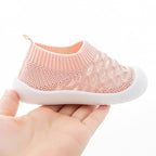 Baby Sock-Style Slip-On Sneakers - Knit Low-Top Trainers