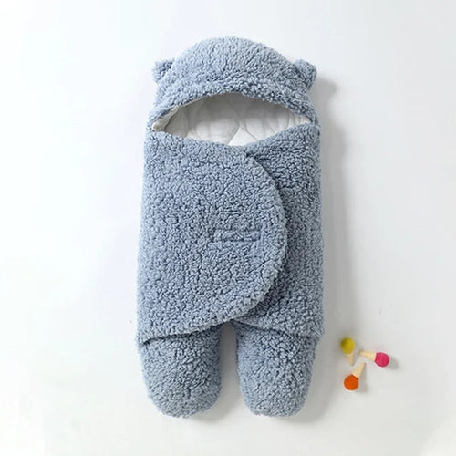 Baby Swaddle Wrap Blanket - Hooded Two-Wing