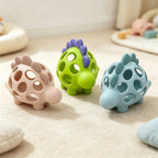 Baby Teething Toy and Sensory Rattle - Dinosaur Shape