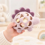 Baby Teething Toy and Sensory Rattle - Dinosaur Shape