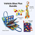 Baby & Toddler Sensory Toy Bundle - Montessori Busy Board & Activity Set