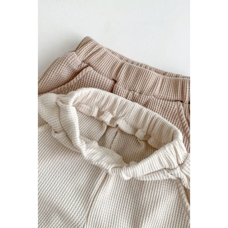 Baby Tracksuit Set - Round Neck Long Sleeve Top and Elastic Waist Trousers