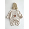 Baby Tracksuit Set - Round Neck Long Sleeve Top and Elastic Waist Trousers
