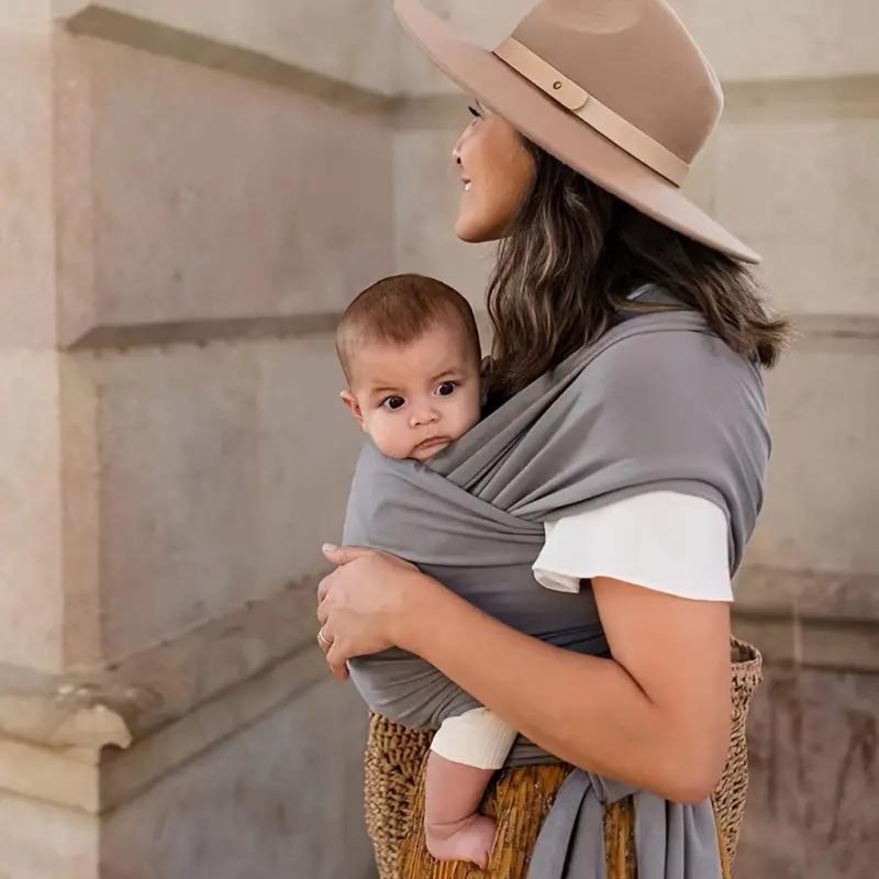 Baby Wrap Carrier - Ergonomic Multi-Position Sling