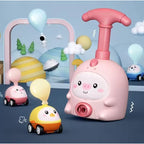 Balloon-Powered Toy Car Launcher Set - STEM Learning Toy