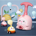 Balloon-Powered Toy Car Launcher Set - STEM Learning Toy