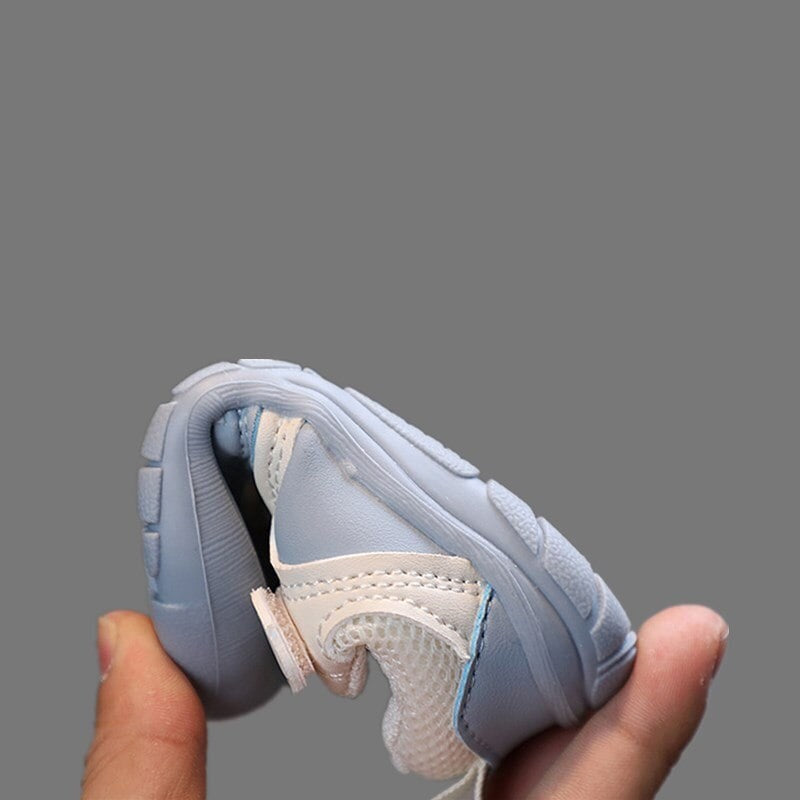 Barefoot Toddler Sneakers - Velcro Strap Wide Toe Box