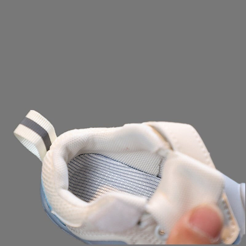 Barefoot Toddler Sneakers - Velcro Strap Wide Toe Box