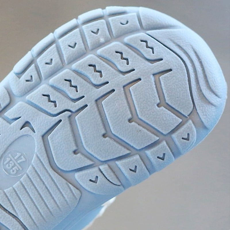 Barefoot Toddler Sneakers - Velcro Strap Wide Toe Box