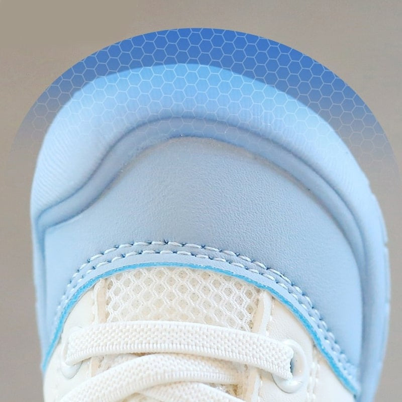 Barefoot Toddler Sneakers - Velcro Strap Wide Toe Box