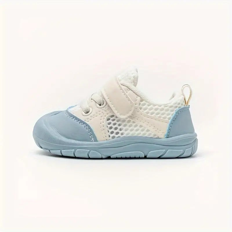 Barefoot Toddler Sneakers - Velcro Strap Wide Toe Box