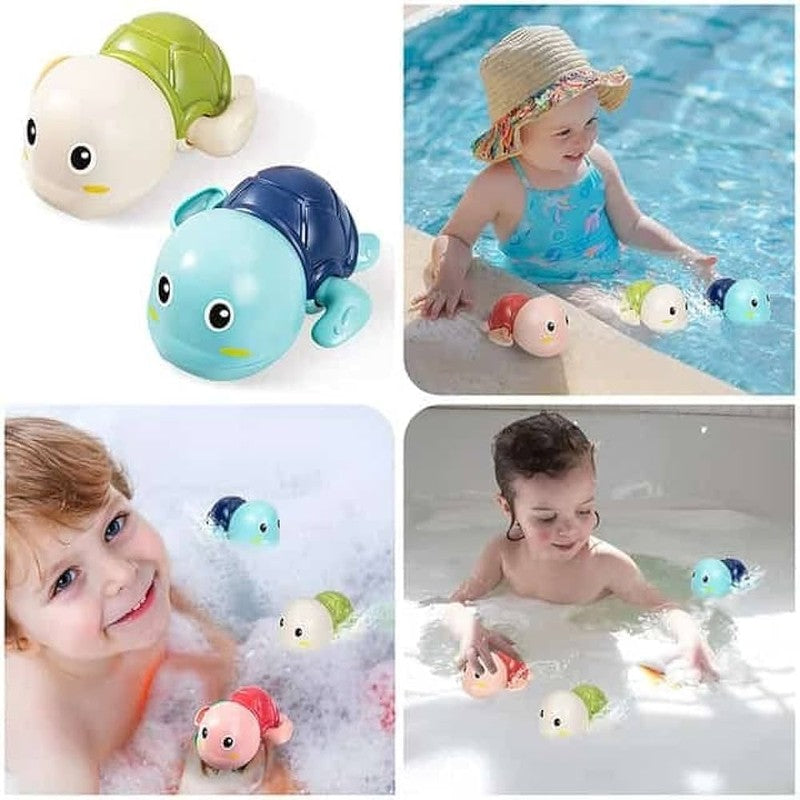 Bath Toys - Wind-Up Floating Turtle Set