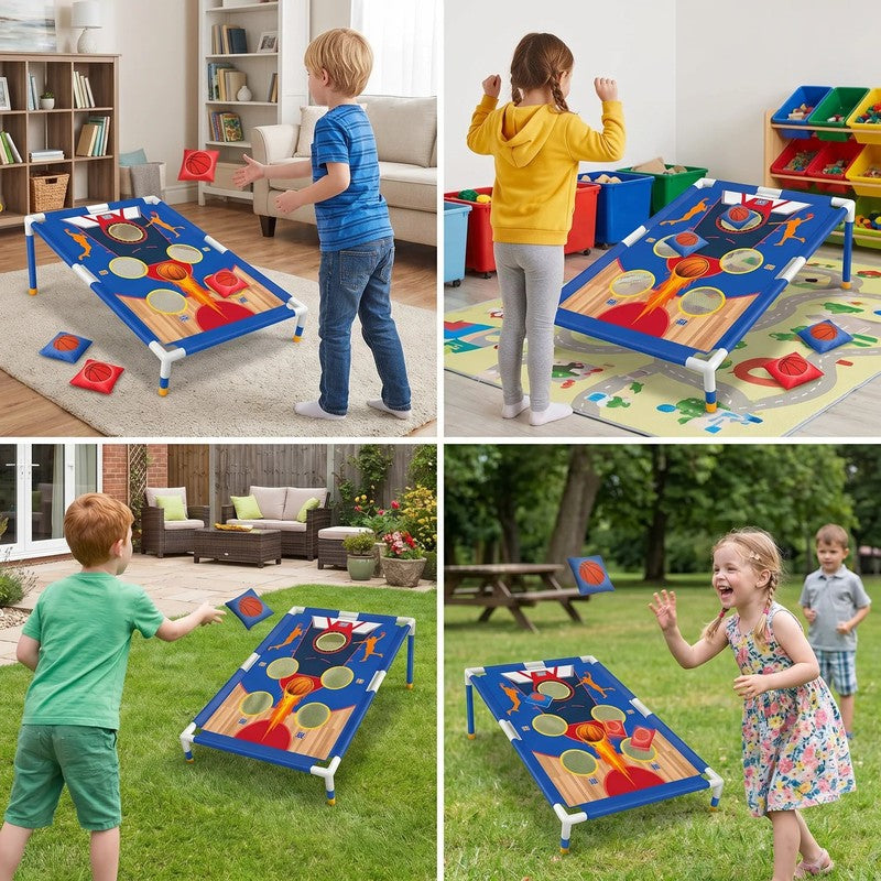 Bean Bag Toss Game Set - Foldable Target Board with Bean Bags