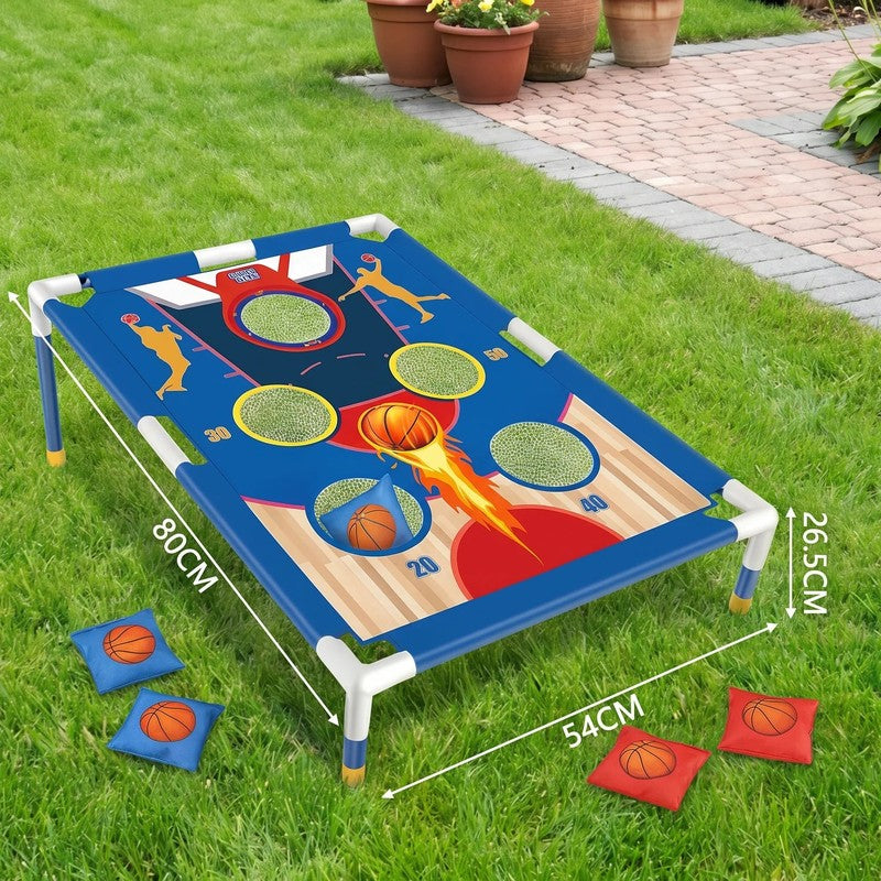 Bean Bag Toss Game Set - Foldable Target Board with Bean Bags