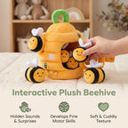 Bee Sorting Sensory Toy Set - Beehive with Interactive Bee Pieces
