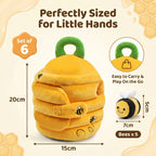Bee Sorting Sensory Toy Set - Beehive with Interactive Bee Pieces