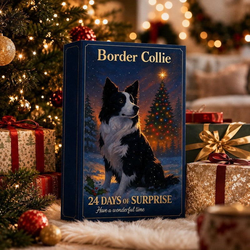 Border Collie Advent Calendar 2026 - 24 Plastic Figurines