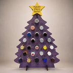 Bottle Advent Calendar - Christmas Tree Shape with Star Topper