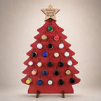 Bottle Advent Calendar - Christmas Tree Shape with Star Topper
