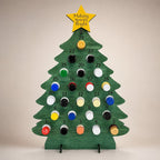Bottle Advent Calendar - Christmas Tree Shape with Star Topper