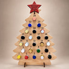Bottle Advent Calendar - Christmas Tree Shape with Star Topper