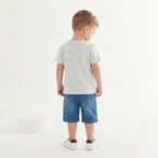 Boys' Short-Sleeve T-shirt - Rocket Appliqué