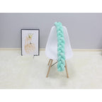 Braided Crib Bumper - Handwoven Padded Rail Liner