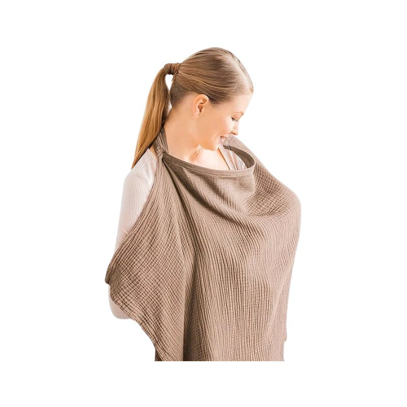 Breastfeeding Cover - Adjustable D-Ring Nursing Scarf