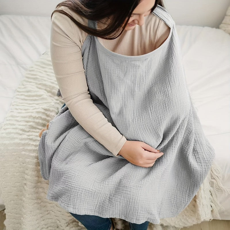 Breastfeeding Cover - Adjustable D-Ring Nursing Scarf