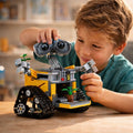 Building Block Robot Toy Set - Poseable Robot Figure with Tread Wheels