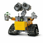Building Block Robot Toy Set - Poseable Robot Figure with Tread Wheels