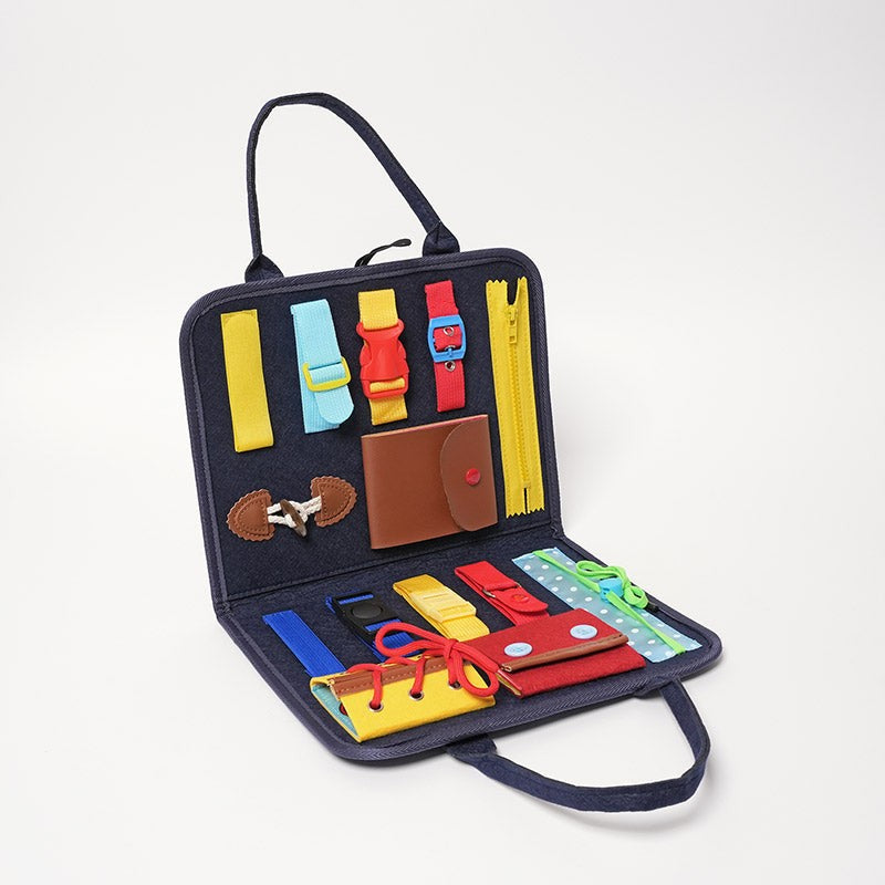 Busy Board - Foldable Fabric Activity Board