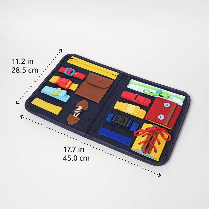 Busy Board - Foldable Fabric Activity Board