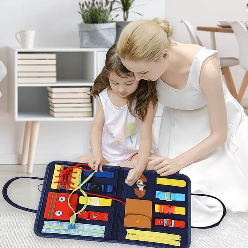 Busy Board - Foldable Fabric Activity Board